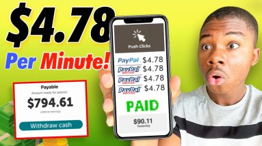 Earn $4.78 Per MINUTE Clicking FREE Links! *No Limit* (Make Money Online)