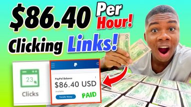 Get Paid $86.40 Per HOUR Just To Click Links! (Make Money Online)