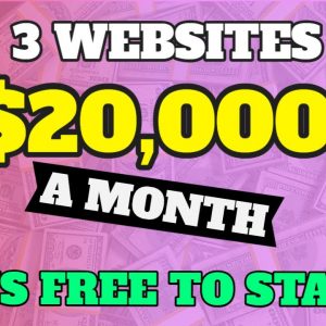 3 Websites That Earn $20,000+ Per Month & How They Make Money Online!