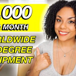 Work From Home Job Worldwide. No Degree Needed. Equipment Allowance!