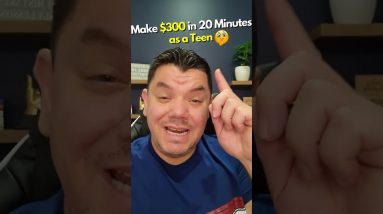 Make $300 In 20 Minutes As A Teen ? #shorts