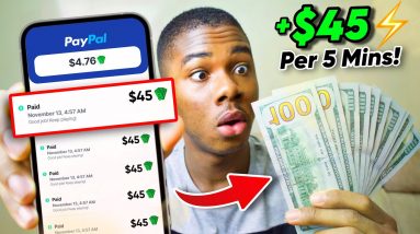 ⚡️ Get Paid $45 EVERY 5 MINS To Your PayPal! *Worldwide* (Make Money Online 2023)