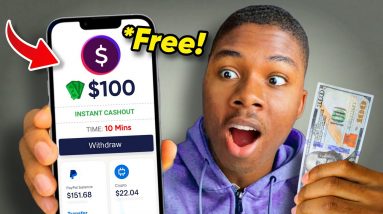 Withdraw $100 In 10 Minutes From This FREE App! (Apps That Pay Real Money 2024)